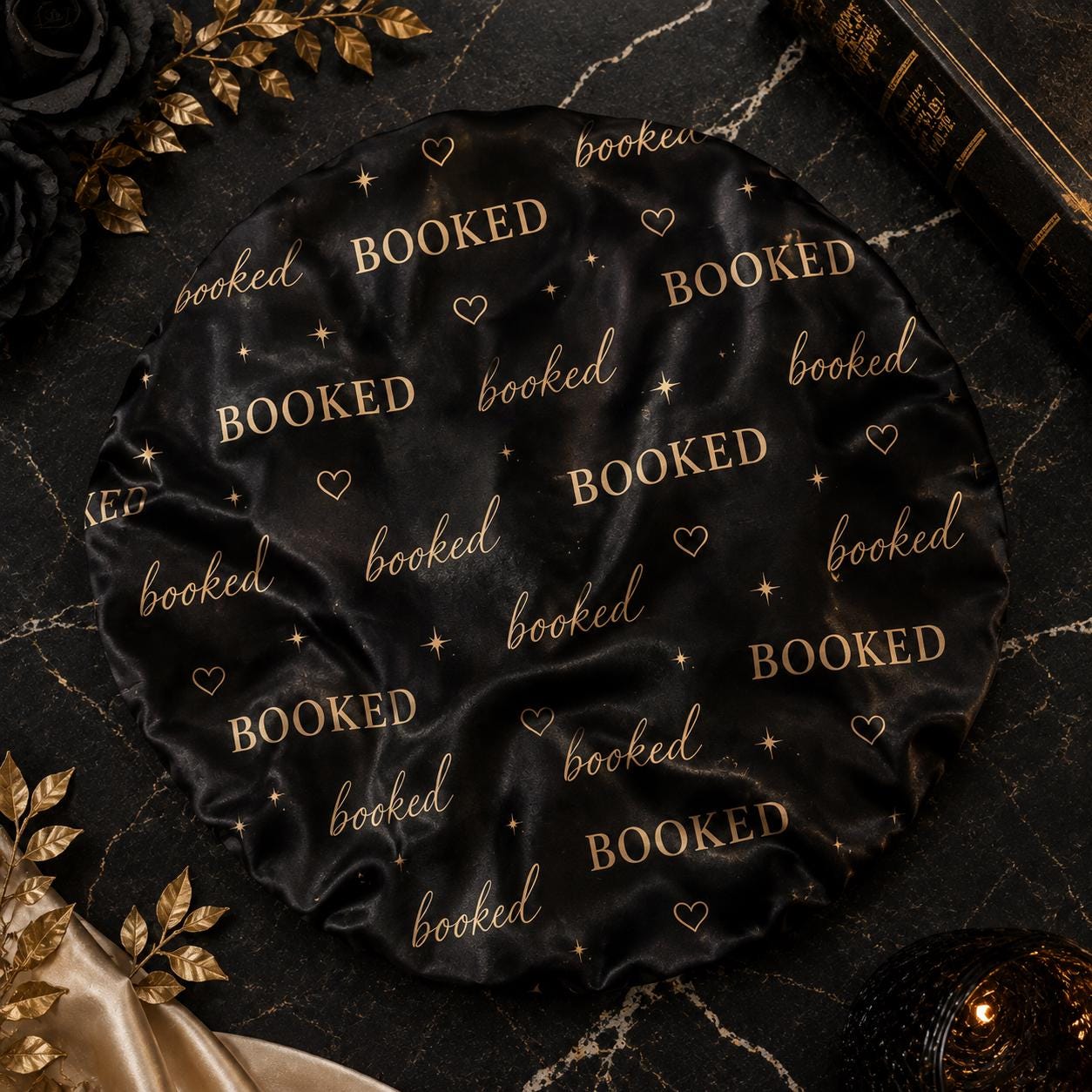 Bookish Satin Bonnet | Reader-Inspired Hair Bonnet – Choose Your Design