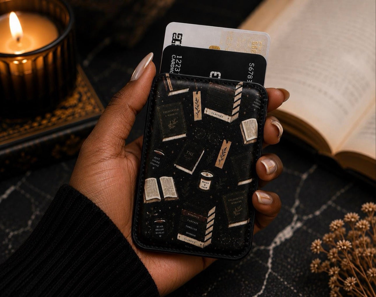Booked & On the Go – MagSafe Reader Wallet - Magnetic Phone Wallet